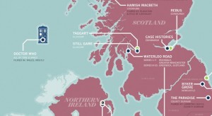 UK TV shows map